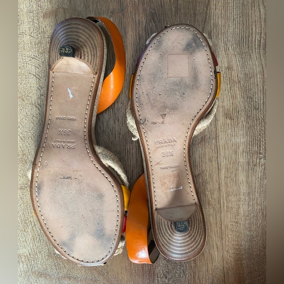 Prada Women's Multicolor Sandals Vintage - Picture 2 of 8